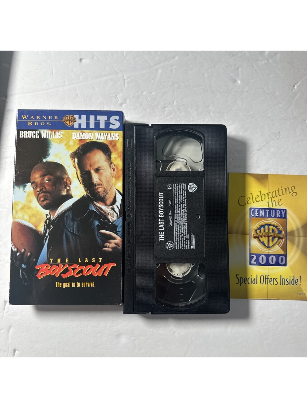 The Last Boyscout Bruce Willis Damon Wayans VHS tape